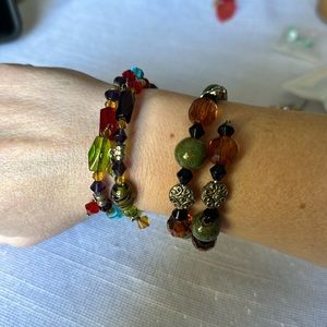 Fashion bracelets glass beads